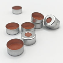 11 mm Open Top Aluminum Crimp Caps with Septa