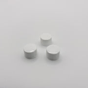 White 13-425 Closed-Top PP Caps with PTFE/Silicone Septa