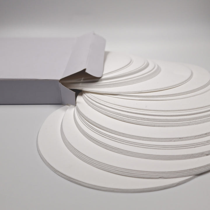 Pack of 125 mm quantitative hardened low-ash filter papers