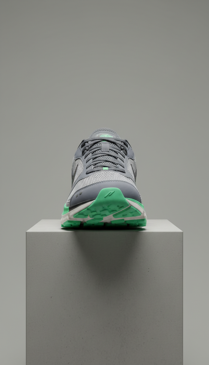 Urban Fog Signal Green Sole Shoe