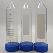 50 mL Sterile Conical Centrifuge Tubes with Plug-Seal Caps, Pack of 25