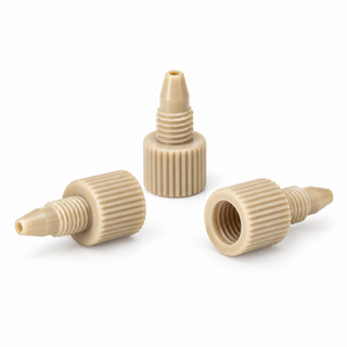 10-32unf PEEK Fitting for 1/16'' OD Tubing Natural Color, 5pcs/pk product family