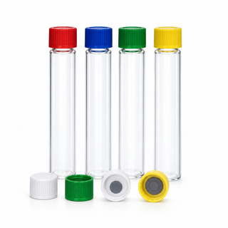 12mL Screw-Top Breath-Sampling Vials with Butyl Septa, 100pcs/pk – professional product image