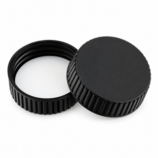 Black PP Closed-Top Caps with White PTFE Septa product family