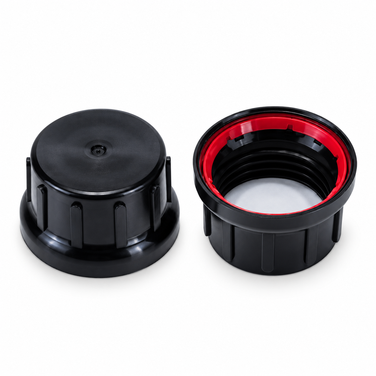 GL45 Black PP Tamper-Evident Cap with PTFE Liner, 50pcs/pk – professional product image