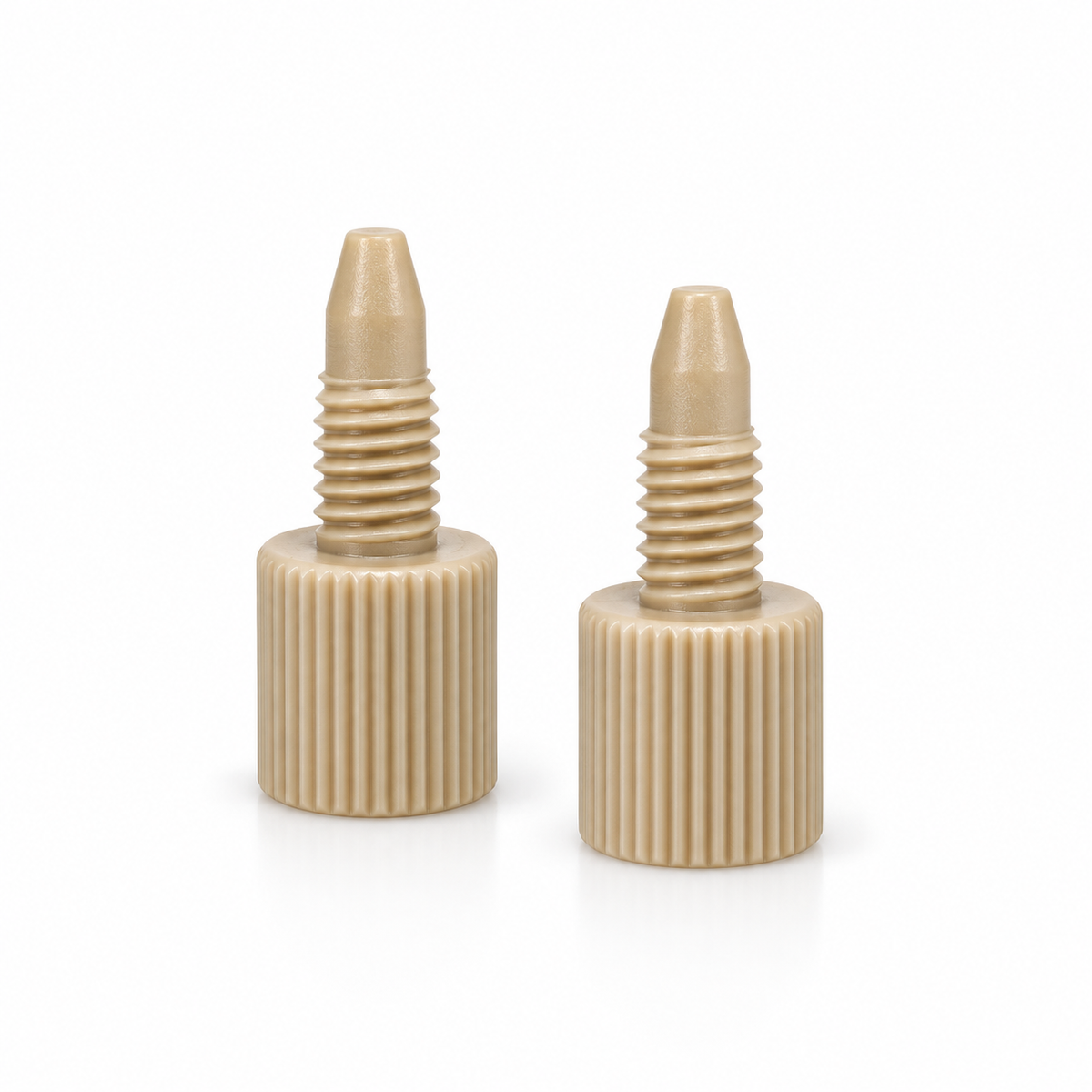 Natural 10-32unf PEEK Blind Plug, 5pcs/pk – professional product image