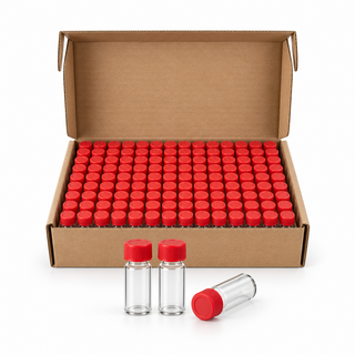 Preassembled 4mL Glass Vial Kits with 13-425 Closed-Top PP Caps, 144pcs/pk – professional product image