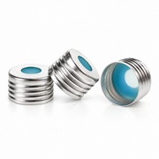 Silver 18mm Open Top Metal Caps (8mm hole) – professional product image
