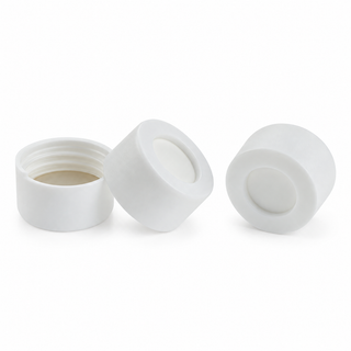 White 24-414 Open Top PP Bonded Screw Caps – professional product image